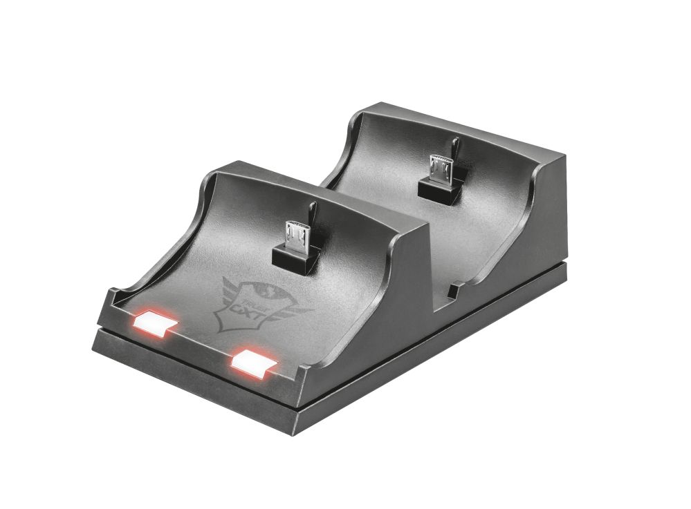 Trust GXT 235 Oplaadstation voor PS4 Controllers - Zwart