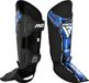 RDX Sports Protège-tibias et-cou-de-pied Aura F17 Noir avec Bleu - S
