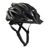 Black Crevice Fietshelm voor volwassenen
