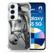 Cokitec Samsung Galaxy A55 5G hoes dier paard wit