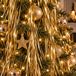 Decoris kerstboom folie slieren - 10x zakje - tinsel - goud - 40 x 50 cm - kerstboomversiering