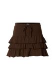 Urban Classics Volants Jersey Korte rok Bruin L