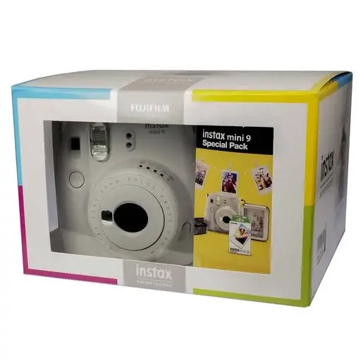 Fujifilm Instax Mini 9 Special Pack White + Film + Accessory Kit