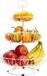 Fruitschaal - Fruitmand Etagère 3 laags - Wit