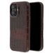 Selencia Hoesje - Geschikt voor Apple iPhone 17 - Croco Backcover geschikt voor MagSafe - Choco Brown
