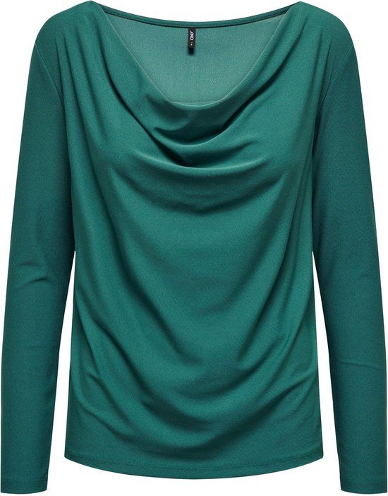 ONLY ONLNEW SANSA L/S WATERFALL TOP JRS - Bayberry - L
