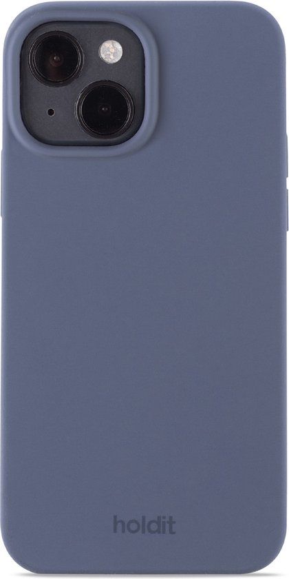 HoldIt Silicone Hoes voor Apple iPhone 15 - Pacific Blue