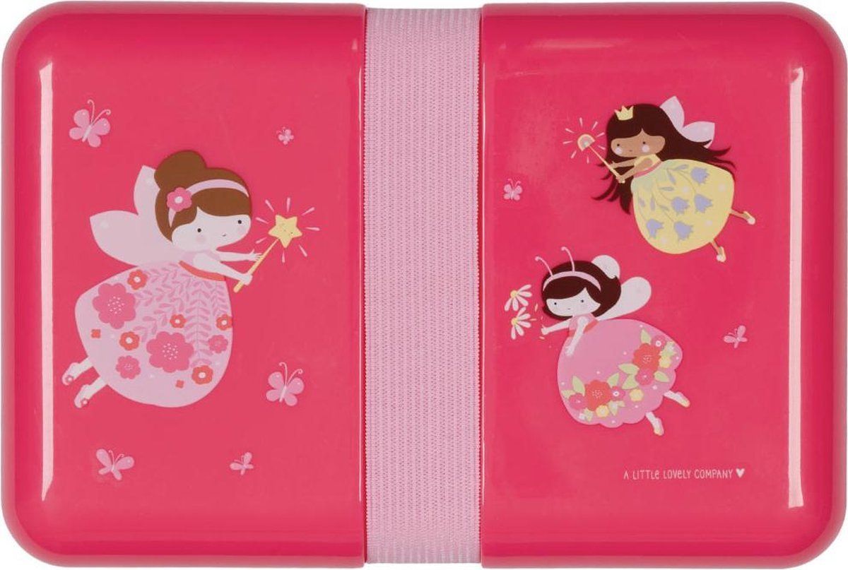 A Little Lovely Company Feetje Lunchbox - Roze