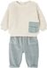 Vertbaudet Babyset pluche sweater + fluwelen broek