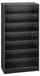 Media storage cabinet DVD rack with 7 levels, organizer for multimedia for CDs, DVDs, books and games, CD rack for living room, home office or recording studio, dimensions 70 x 30 x 140 cm