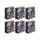 Eurowrap - 33865-3C - Cadeauzak Middel Formaat - Astraal, Sterrenbeelden