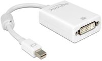 Delock Premium Mini DisplayPort 1.1 naar DVI adapter (1920 x 1200) / wit - 0,15 meter