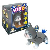 Rocco Giocattoli Kibo Flower Interactieve Franse bulldog, voor kinderen vanaf 5 jaar, twee spelmodi