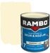 Rambo Pantserbeits Porte et Cadre Opacifiant - 0.75L - Blanc Fermier