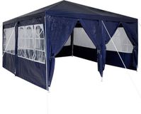 vidaXL Partytent Blauw 400 x 400 x 266 cm