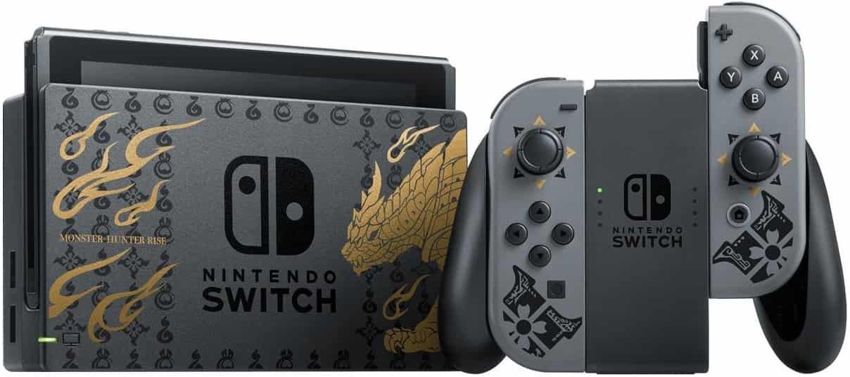 Nintendo Switch (2019 Upgrade) - Monster Hunter Rise Edition