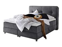 Atlantic Home Collection TINA Boxspringbed A) Design TILO 140 x 200 cm antraciet