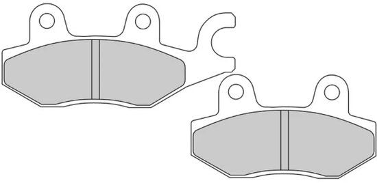 Ferodo FDB2087EF Remblokken Zilver