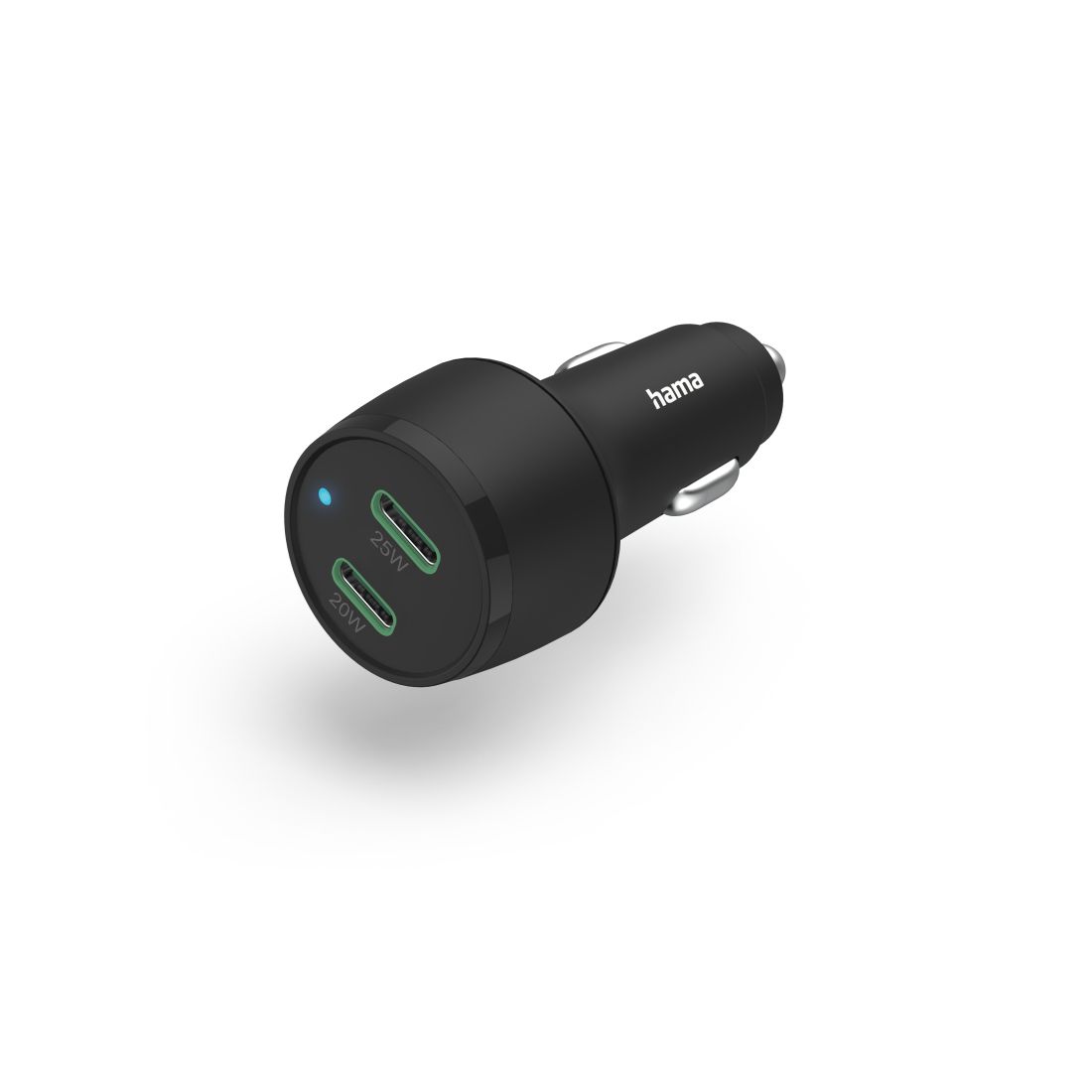 Hama Autolader - 45W - 2x USB-C - Quick Charge 3.0 - Zwart