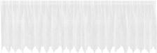 vidaXL - Rideau de bordure - Blanc - 100 x 500 cm - Polyester
