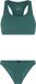 Protest PRTEager 25 – Surf bikini set Dames – Sup bikini top – Uitneembare vulling – Zwart – Laurel Green – Effen – Zonder sluiting – 83% polyamide / 17% elastaan – L