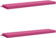 vidaXL - 2-delige - Bankkussens - SOEST - 2 - st - 100% - Polyester - Roze