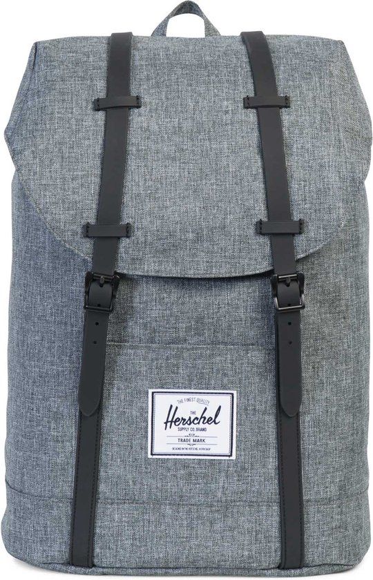 Herschel Retreat Backpack - Raven Crosshatch/Black - 19.5L