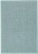 Giza Tapis – Bleu avec Cadre – Poil court & Moderne – Pour Intérieur & Extérieur – 240x340 cm