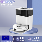 NONE Robotstofzuiger en -dweil 10KPa zuigkracht, randreiniging, automatische dweil, wassen, drogen, zelfreinigend, stille werking, 160 minuten gebruiksduur, app & spraakbesturing