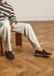 Manfield - Hommes - Mocassins en suède marron - Taille 43