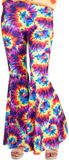 Amscan Verkleedbroek Regenboog Dames Nylon Paars Maat 36/38