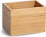 Zeller Opbergdoos voor cosmetica, bamboe, set van 2, 17 x 12 x 12 cm