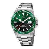 Jaguar J860/6 Herenhorloge - Saffierglas - Roestvrijstaal/Staal - Zilverkleurig - Ø 43.5 mm - Quartz