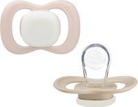 b.box Fopspeen Maat 2 (2 stuks) | Glow in the Dark Fopspeen | Symmetrische Siliconen Speen en Schild | Veilig | BPA-vrij | 6m+