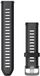 Garmin Horlogebandje Quick Release Zwart/Grijs Siliconen/RVS