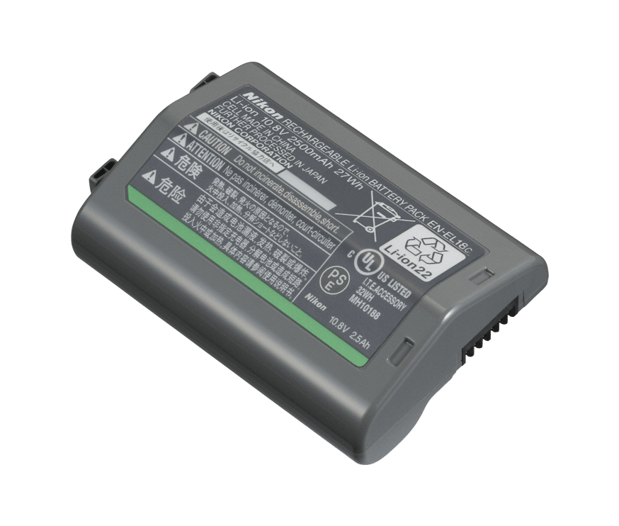 Nikon EN-EL18c - Batterij voor camera's/camcorders - VFB12301