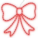 Koopman International Bandeau LED 120 Micro LED 55 x 50 cm rouge