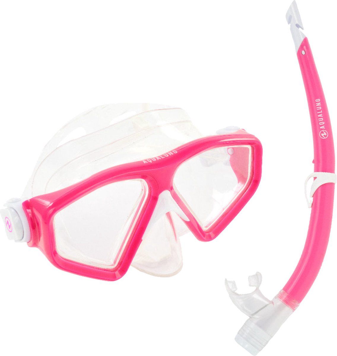 Aqua Lung Sport Saturn Combo Snorkelset - Volwassenen - Roze/Wit