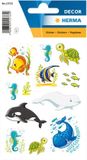 Herma Décor sticker walvissen en zeedieren | 10 stuks