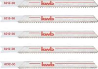 KWB Decoupeerzaagblad - U schacht - Bi Metaal - Middel - Metaal en hout - Professional - 5 stuks