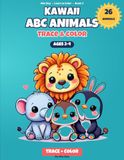 Kawaii ABC Animals Coloring Book for Toddlers