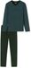 Schiesser Pyjama Long petrol 180258 58/3XL