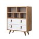 WELL HOME MOBILIARIO & DECORACIÓN Commode, 100% melamine gecoate spaanplaat, donker eiken