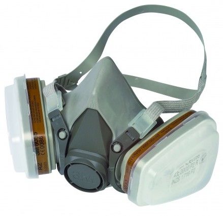 3M Gas- en Dampmasker 6002C - Grijs