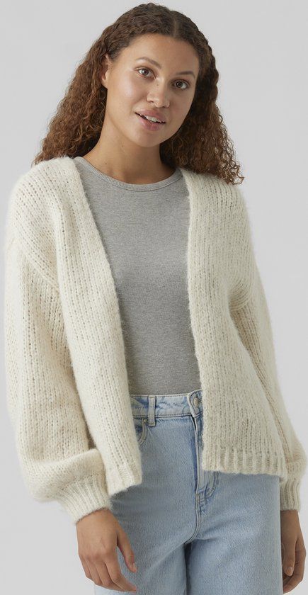 Vero Moda VMMAYBE LS Open Cardigan Noos 10273101 Birch Dames Maat - L