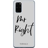 ERT GROUP mobiel telefoonhoesje voor Samsung S20 PLUS / S11 origineel en officieel erkend Babaco patroon Mr Right 001