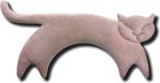 Leschi Coussin chauffant - Clara the Cat - rose