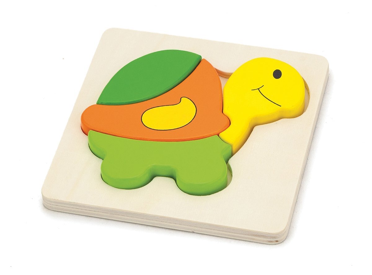 Viga Toys Mini Puzzel - Schilpad