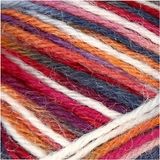 Creativ Company CC Creotime Sokkenwol 50gr Multigekleurd Blauw Rood