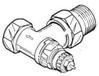 Danfoss Corps de vanne RA-UR 15 R 1/2, d'angle, nickelé mat, 013G3229